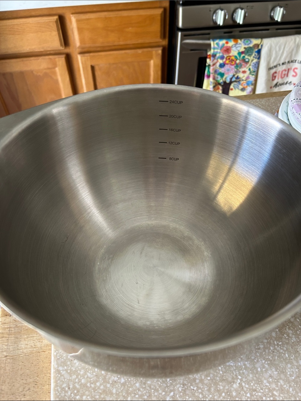 Pampered chef Stainless Steel Nesting Mixing Bowls with Pour Spouts exc cond - Picture 4 of 11